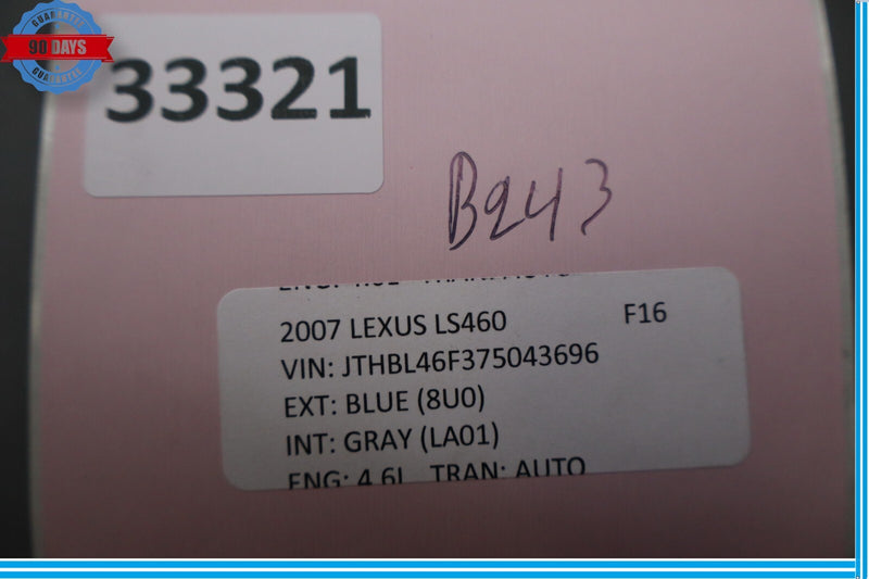 Load image into Gallery viewer, 07-12 Lexus LS460 LS600L Fuel Door Trunk Lid Release Switch 15C041 Oem
