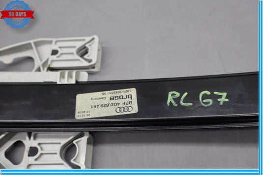 12-18 Audi A6 Rear Left Driver Side Door Window Regulator 4G0839461 Oem