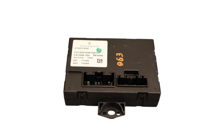 17-21 Maserati Ghibli Rear Trunk Lid Power Lift Control Module 670037049 Oem