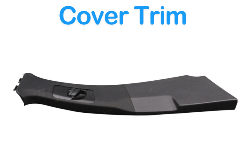 Load image into Gallery viewer, 11-18 Porsche Cayenne 958 S Hybrid Right Upper B-Pillar Cover Trim Suede OEM
