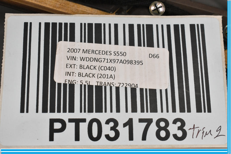 Load image into Gallery viewer, 07-09 Mercedes S550 S600 W221 Center Dash Dashboard Bezel Trim Molding Oem
