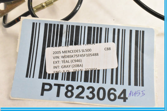 03-11 Mercedes R230 SL500 Rear Right Convertible Roof Load Assist Cylinder OEM
