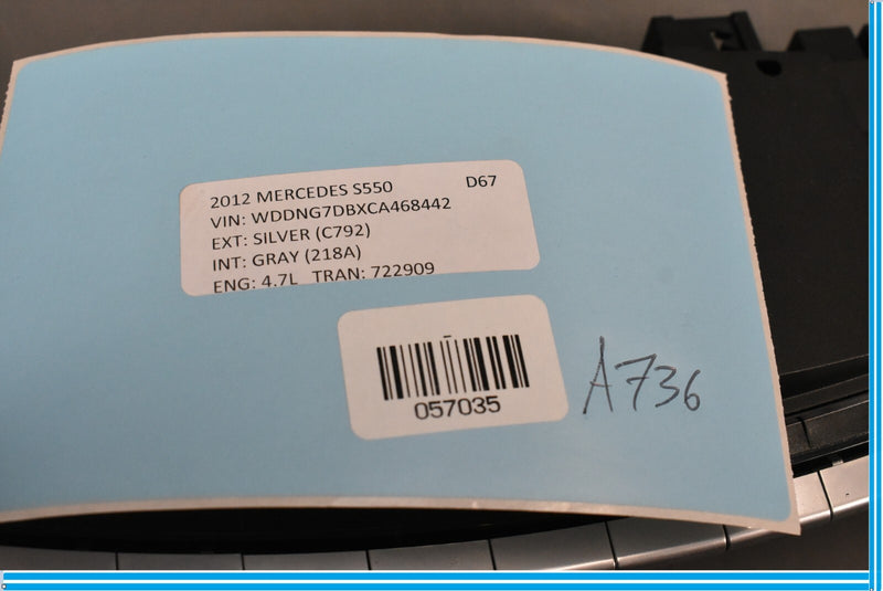 Load image into Gallery viewer, 07-14 Mercedes S550 CL550 W221 AC A/C Climate Control Switch Dual Zone Oem
