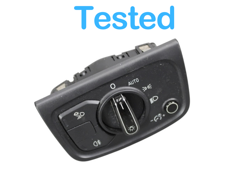 Load image into Gallery viewer, 11-18 Audi A8 Quattro Headlight Headlamp Control Switch Black 4H0941531B OEM
