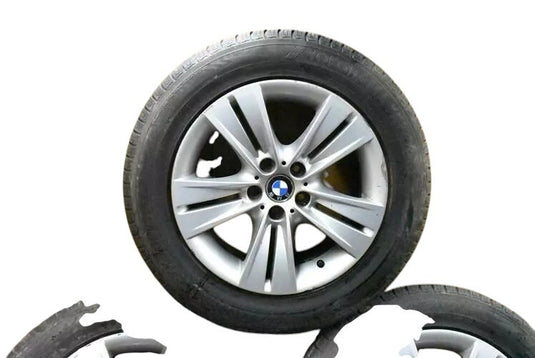 02-06 BMW X5 8.5J x 18 Alloy Wheel Tire Rim Sliver Set of 4 6765502 OEM