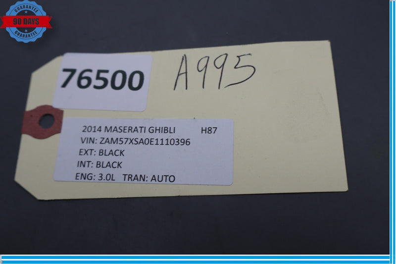 Load image into Gallery viewer, 14-21 Maserati Ghibli Rear Left Side Door Interior Trim Molding 670010894 Oem
