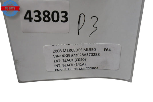 06-09 Mercedes W164 ML550 GL450 ABS Anti Lock Brake Pump Control Unit Oem
