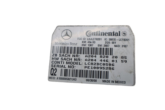 03-14 Mercedes CLK350 CLK55 AMG Voice Communication Control Module Unit Oem