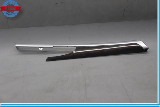 10-16 Porsche Panamera Rear Left Driver Side Door Panel Interior Wood Trim Oem