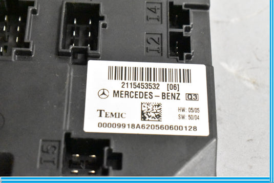 06-11 Mercedes CLS550 CLS55 AMG W219 Body Control Module BCM 2115453532 Oem