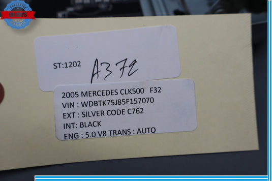 03-09 Mercedes CLK320 CLK500 W209 Fuel Filler Gas Tank Door Flap Lid Oem