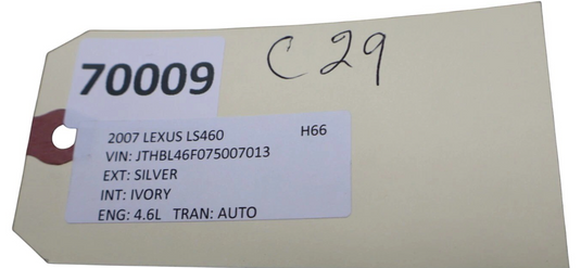 07-09 Lexus LS460 LS460L Smart Keyless Computer Control Module 89990-50040 Oem