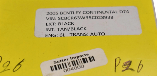 03-07 Bentley Continental Continental ABS Anti-Lock Brake Pump Module Oem