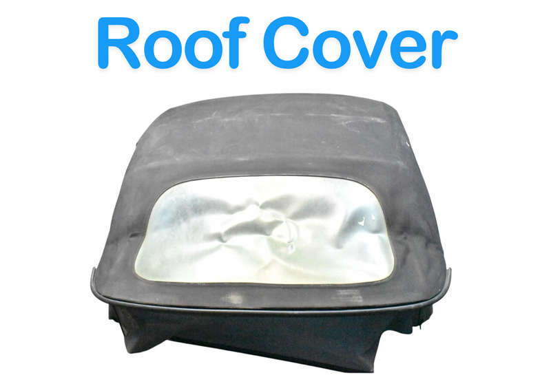 Load image into Gallery viewer, 97-04 Porsche Boxster Soft Roof Folding Top W/ Frame &amp; Back Glass Black Oem
