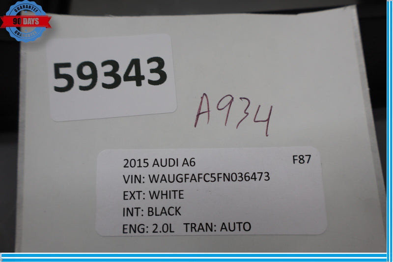 Load image into Gallery viewer, 12-15 Audi A6 Quattro Front Right Passenger Side Sun Visor Sunvisor Oem
