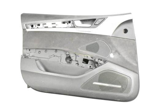 11-17 Audi A8 Front Left Driver Interior Door Trim Panel Black 4H0868151A OEM