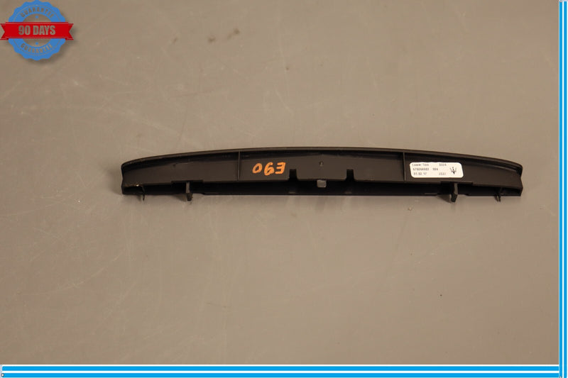 Load image into Gallery viewer, 14-18 Maserati Ghibli Center Dash Under Screen Lower Panel Cover Emblem Trim Oem
