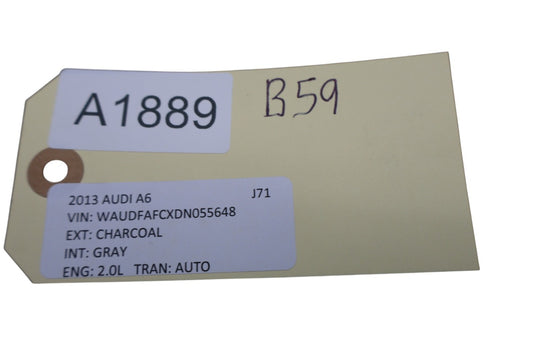 12-18 Audi A6 Quattro Front Hood Oepner Release Handle 8T1823533 Oem