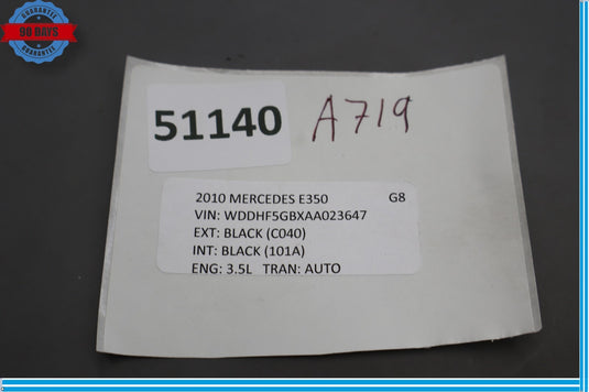 08-16 Mercedes E350 C250 C300 Rear Left Side Door Window Regulator Motor Oem