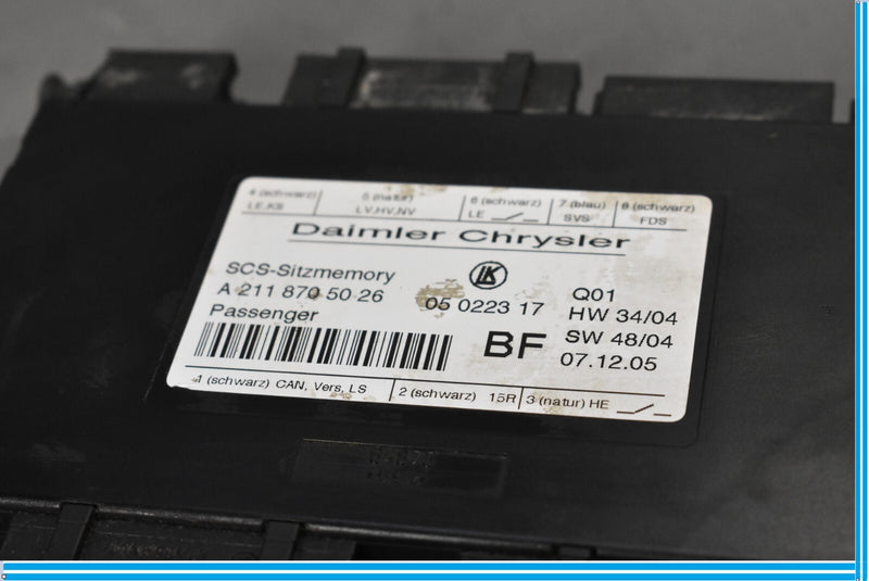 Load image into Gallery viewer, 03-11 Mercedes SLK280 SLK350 Front Right Side Seat Control Module Oem
