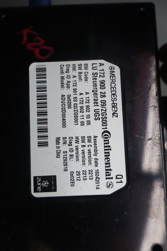 14-17 Mercedes B Electric Drive B250e W246 Communication Control Module Oem