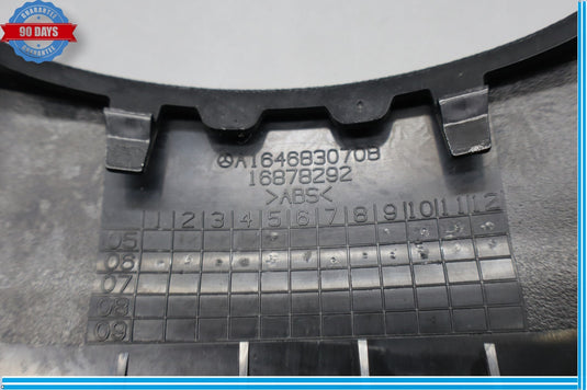 06-12 Mercedes W164 ML350 GL450 Center Console Trim Cover Panel Black Oem