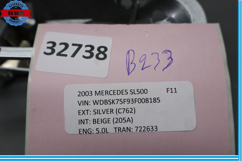 Load image into Gallery viewer, 00-06 Mercedes SL600 SL500 Front Right Passenger Side Seat Upper Belt Trim Oem
