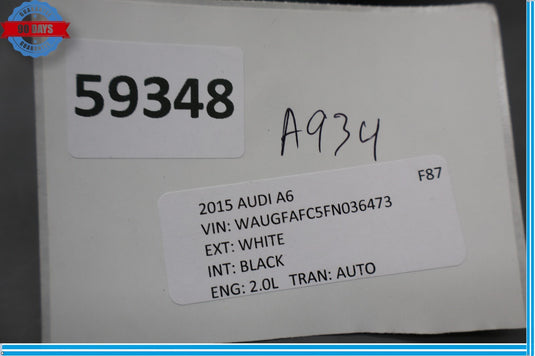 12-15 Audi A6 Quattro Floor Gear Shift Shifter Knob Handle & Boot Oem