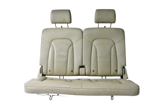 07-15 Audi Q7 Rear Passenger & Driver Side Third Row Complete Seat Set Grey OEM