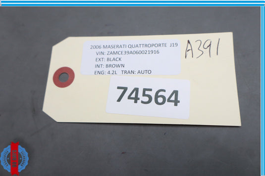 03-13 Maserati Quattroporte M139 Rear Left Driver Side Exterior Door Handle Oem