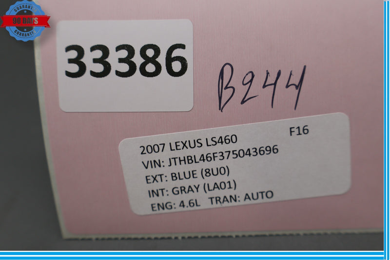 Load image into Gallery viewer, 07-09 Lexus XF40 LS460 Parking Assist Control Unit Module 86792-50100 Oem
