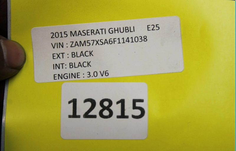Load image into Gallery viewer, 14-19 Maserati Ghibli Rear Right Side Exterior Door Shell Panel Black Oem
