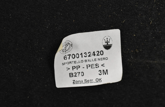 14-20 Maserati Quattroporte Trunk Floor Carpet Liner Trim Cover Panel Oem