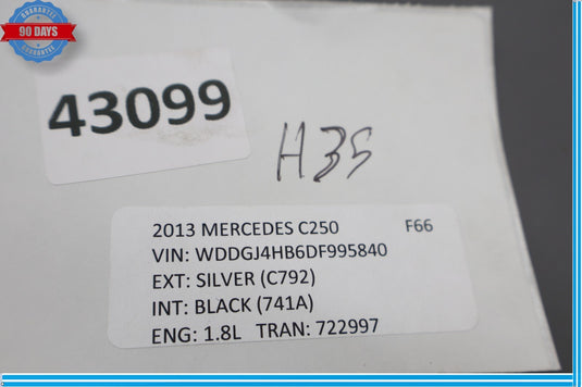 08-17 Mercedes W204 C250 E350 Coupe Front Right Side Seat Control Switch Oem