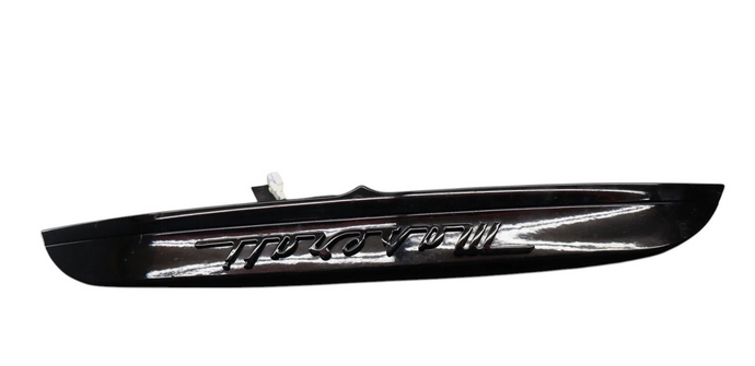 14-17 Maserati Ghibli Rear Trunk Lid Finisher Trim Light Bar W/ Camera Black Oem