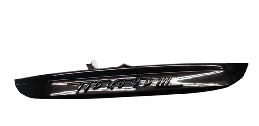 14-17 Maserati Ghibli Rear Trunk Lid Finisher Trim Light Bar W/ Camera Black Oem