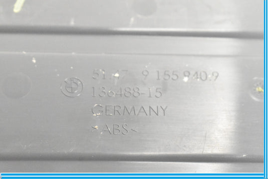 09-15 BMW 750Li 750i F01 F02 Rear Right Trunk Compartment Cover Trim Panel Oem