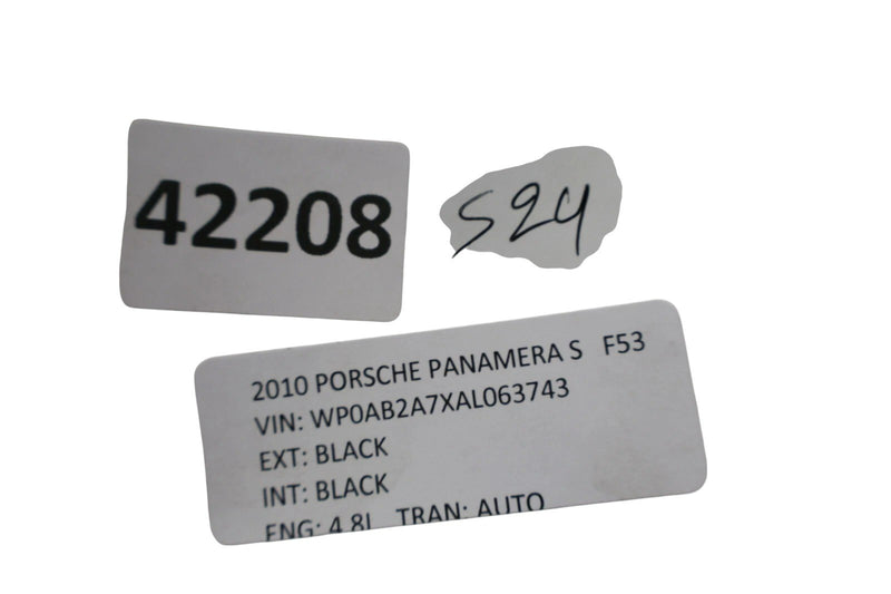 Load image into Gallery viewer, 10-16 Porsche Panamera Rear Right Side Interior Door Cover Panel Black Oem
