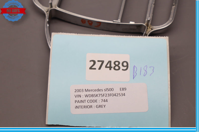 Load image into Gallery viewer, 03-08 Mercedes R230 SL500 Gear Stick Selector Metal Trim Surround Oem

