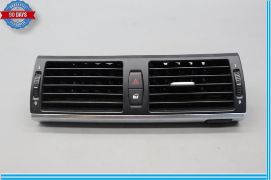 07-13 BMW X5 E70 Front Center Dash Vent Assembly Hazard Window Lock Oem