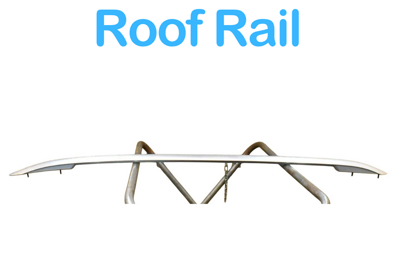 Load image into Gallery viewer, 11-18 Porsche Cayenne Upper Left Side Roof Rack Rail Crossbar 7P5860043B Oem
