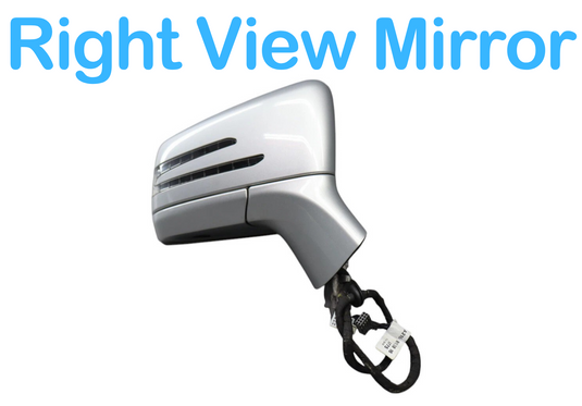 12-18 Mercedes W218 CLS550 CLS63 AMG Right Side Rear View Door Mirror Silver Oem