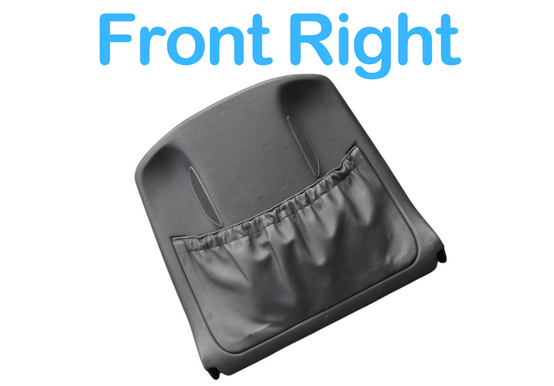 Load image into Gallery viewer, 00-06 Mercedes S600 S55 AMG W220 Front Right Seat Back Cover Pocket Oem
