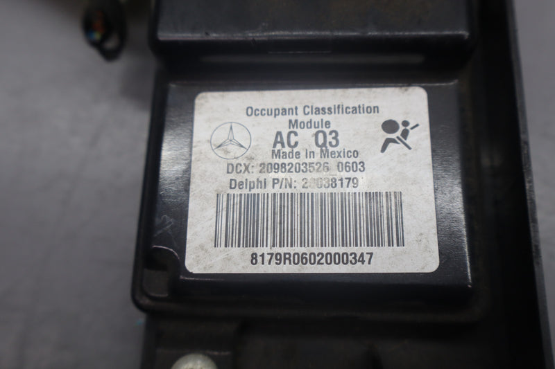 Load image into Gallery viewer, 03-09 Mercedes W209 CLK350 CLK550 Right Seat Occupancy Sensor Mat SRS Module Oem
