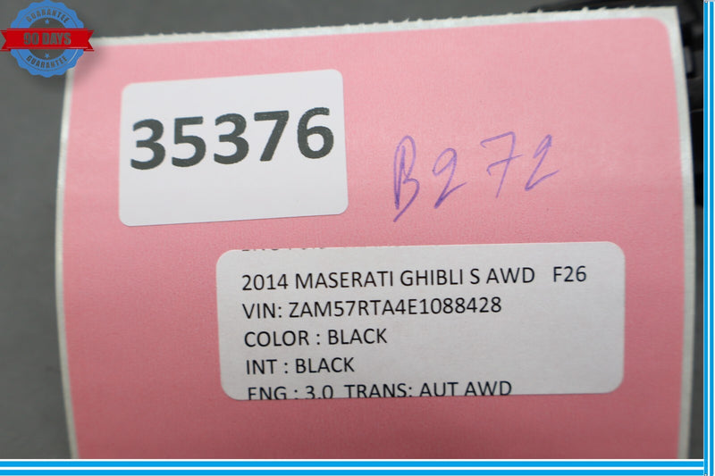 Load image into Gallery viewer, 14-19 Maserati Ghibli Ignition Engine Start Stop Switch Control 670013537 Oem
