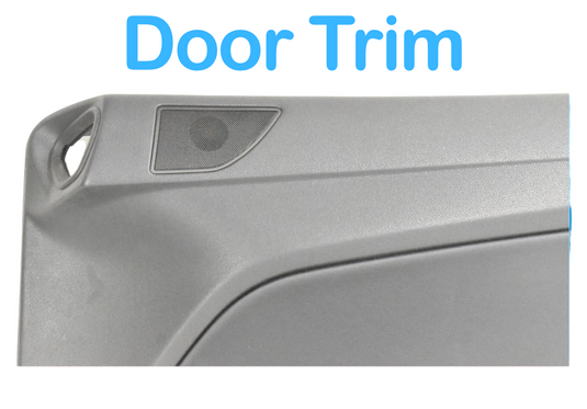 10-13 Mercedes W207 E350 Coupe Rear Right Interior Quarter Door Trim Cover OEM