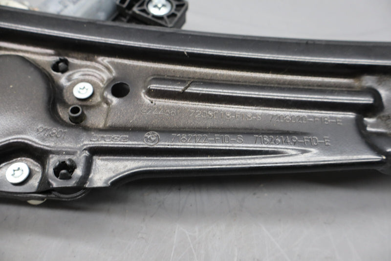 Load image into Gallery viewer, 11-16 BMW 528i 535i 550i F10 Rear Right Side Window Motor Regulator Oem
