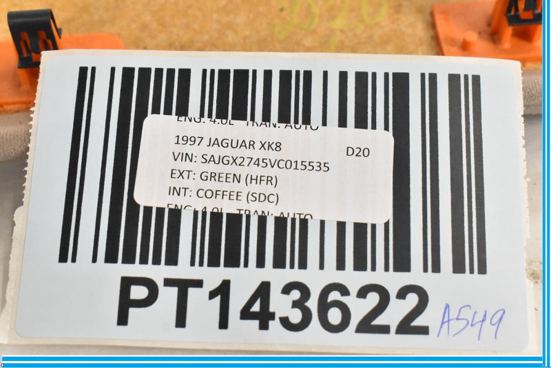 Load image into Gallery viewer, 97-02 Jaguar XK8 XKR X100 Left Driver A Pillar Interior Trim Panel Oem
