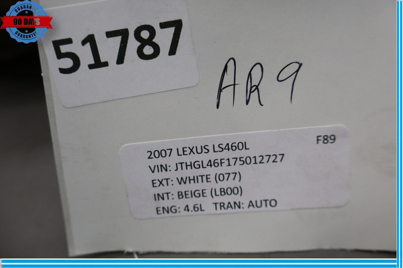 Load image into Gallery viewer, 07-12 Lexus XF40 LS460 Rear Center Lower Bottom Seat Cushion LA00 Oem
