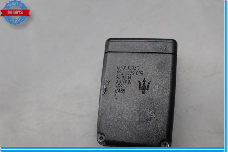 Load image into Gallery viewer, 14-22 Maserati Ghibli M156 Rear Left Driver Side Seat Belt Buckle Black Oem

